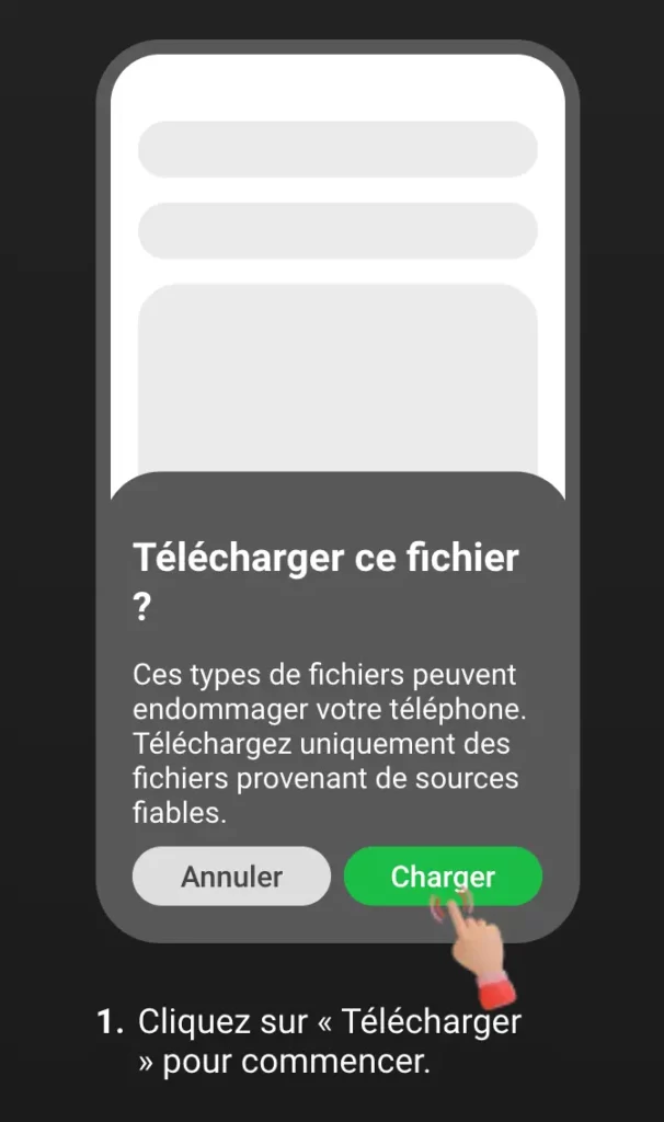 Bouton de téléchargement de l'application mobile 888starz affiché sur le navigateur Android pour les joueurs marocains.