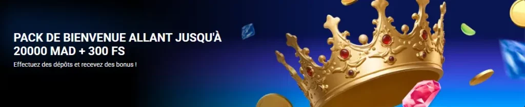 1xBet Maroc offre un bonus de bienvenue allant jusqu'à 16 000 MAD et 150 tours gratuits pour les joueurs de casino.