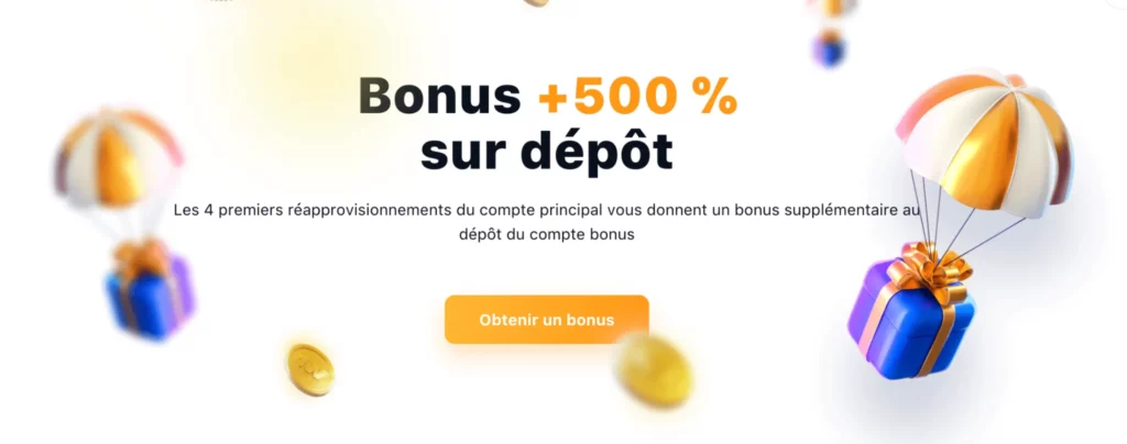 1Win Casino offre un bonus de bienvenue de 500 % sur les dépôts pour les nouveaux joueurs marocains.