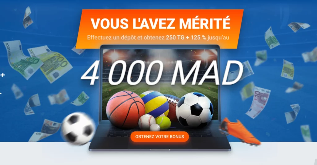 MostBet Casino offre un bonus de bienvenue de 125 % sur le dépôt et des tours gratuits pour les nouveaux joueurs marocains.