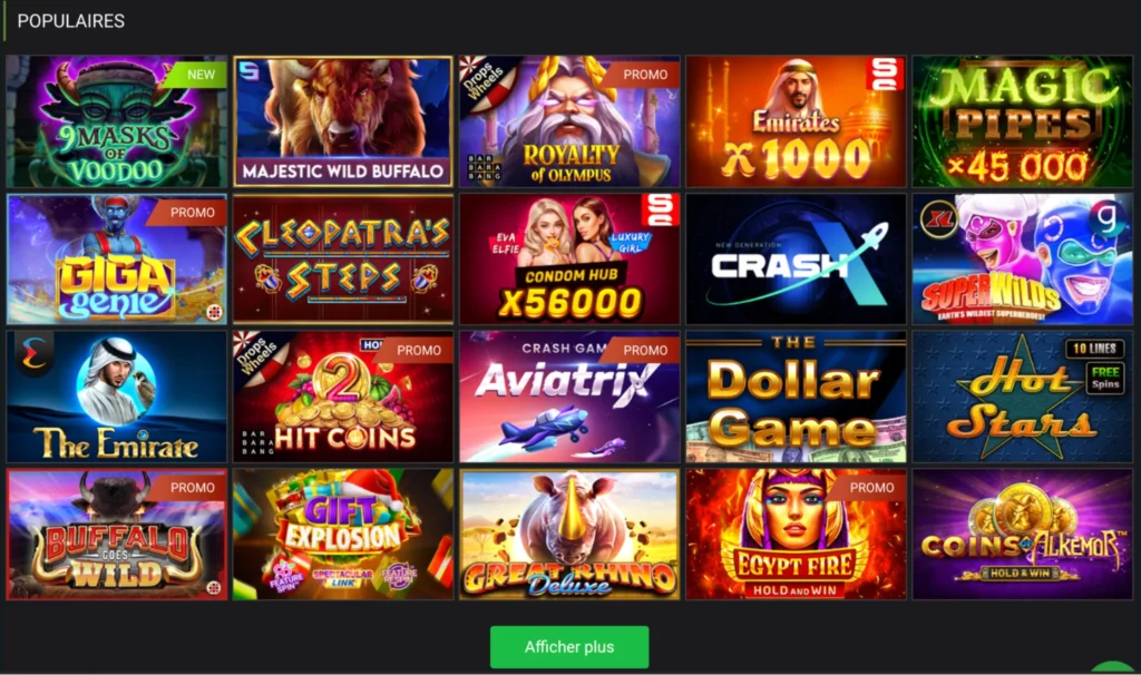  Les machines à sous marocaines de 888Starz comprennent des jeux tels que Book of Dead, Starburst et des jeux à jackpot progressif.